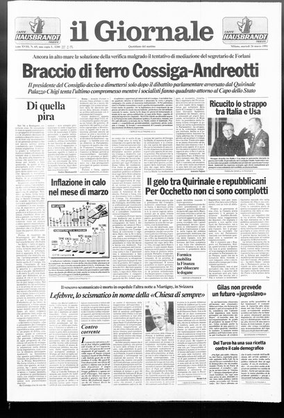 Il giornale : quotidiano del mattino